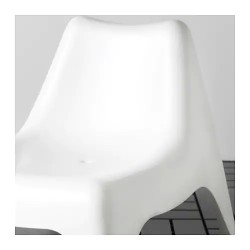 Фото4.Садовий дитячий стілець IKEA BUNSÖ 902.874.13 білий