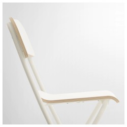 Фото1.Барний стілець IKEA FRANKLIN білий 704.048.75