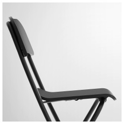 Фото1.Барний стілець IKEA FRANKLIN чорний 504.064.65