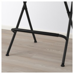 Фото5.Барний стілець IKEA FRANKLIN чорний 504.064.65