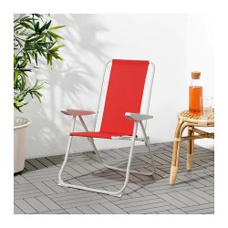 Фото2.Крісло пляжне IKEA HAMO 304.256.67 червоний