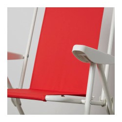 Фото4.Крісло пляжне IKEA HAMO 304.256.67 червоний