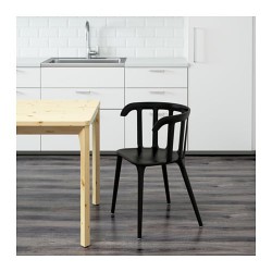 Фото1.Кресло IKEA PS 2012 черное с пидлокотниками 702.068.04 IKEA