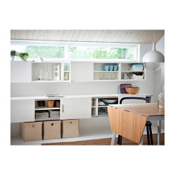 Фото5.Столик з настільним відпуском, бамбук, білий 202.068.06  IKEA PS 2012