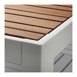 Фото1.Стол садовый IKEA SJÄLLAND 992.624.32 светло-серый светло-коричневый