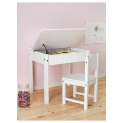Фото5.Стол детский SUNDVIK IKEA Белый