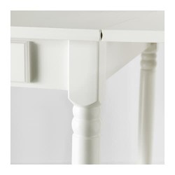 Фото7.Стол  белый 65 / 123x78 cm INGATORP 004.231.08 IKEA