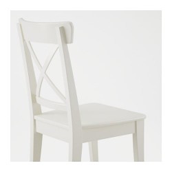 Фото3.Крісло біле INGOLF 701.032.50 IKEA
