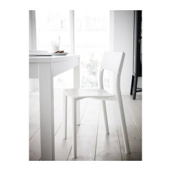 Фото7.Кресло белое JANINGE 002.460.78 IKEA