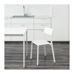Фото1.Кресло белое JANINGE 002.460.78 IKEA