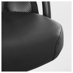 Фото1.Кресло IKEA JÄRVFJÄLLET поворотное черное 892.756.23