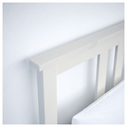 Фото2.Каркас кровати, белая морилка 120х200 HEMNES IKEA 802.495.58