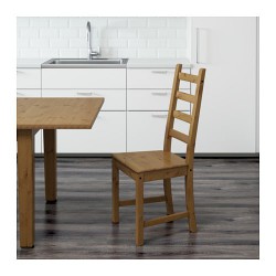 Фото1.Крісло сосна, морілка KAUSTBY 400.441.96 IKEA