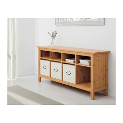 Фото1.Консольний стіл світло-коричневий HEMNES IKEA 502.821.39