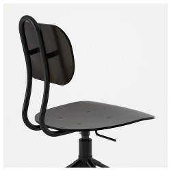 Фото1.Кресло IKEA KULLABERG поворотное черный 903.255.18