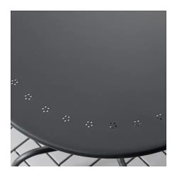 Фото2.Комплект садовый IKEA LÄCKÖ (стол + 2 стула) 498.984.35 серый