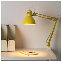 Фото2.Лампа желтая TERTIAL IKEA 403.728.66