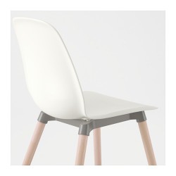 Фото3.Кресло белое Ernfrid береза LEIFARNE 591.278.08 IKEA