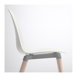Фото2.Кресло белое Ernfrid береза LEIFARNE 591.278.08 IKEA