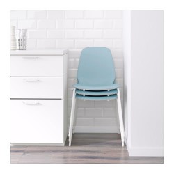 Фото2.Кресло светло-голубое LEIFARNE 091.977.09 IKEA