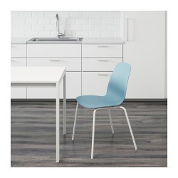 Фото1.Кресло светло-голубое LEIFARNE 091.977.09 IKEA