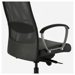 Фото4.​Кресло офисное IKEA MARKUS поворотное черное 401.031.00