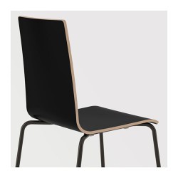 Фото3.Кресло черное MARTIN 092.195.27 IKEA