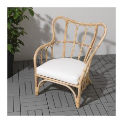 Фото1.Садове легке крісло, ротанг MASTHOLMEN 503.392.06 IKEA