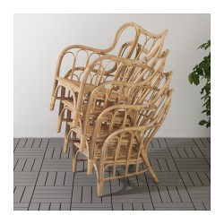 Фото2.Садовое легкое кресло, ротанг MASTHOLMEN 503.392.06 IKEA