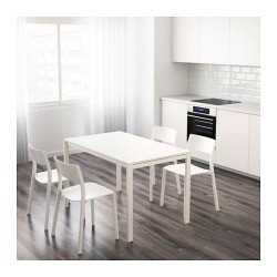 Фото1.Стол белый 125x75 MELLTORP 190.117.77 IKEA