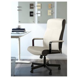 Фото1.Крісло офісне IKEA MILLBERGET Білий 203.394.15