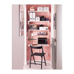 Фото5.Стол пристенный откидной белый 74x60 NORBERG 301.805.04 IKEA