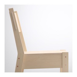 Фото4.Кресло, белая береза NORRAKER 402.753.42 IKEA
