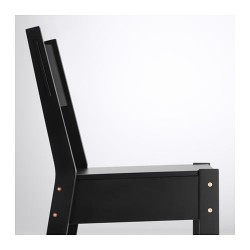Фото4.Кресло черное NORRAKER 003.015.26 IKEA