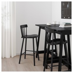Фото3.Барный стул IKEA NORRARYD черный 003.977.36