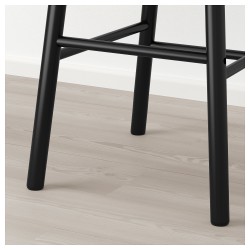 Фото4.Барний стілець IKEA NORRARYD чорний 003.977.36