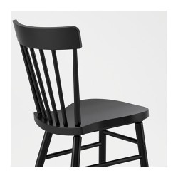 Фото3.Крісло чорне NORRARYD 402.808.43 IKEA