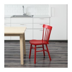 Фото1.Кресло красное NORRARYD 802.730.96 IKEA