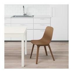 Фото1.Кресло коричневое ODGER 503.641.49 IKEA