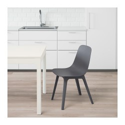 Фото1.Кресло синее ODGER 003.600.02 IKEA