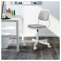 Фото6.Дитяче крісло IKEA ÖRFJÄLL  поворотне білий, світло-сірий 303.202.36