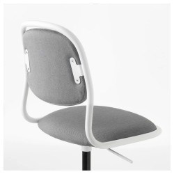Фото3.Дитяче крісло IKEA ÖRFJÄLL  поворотне білий, світло-сірий 303.202.36