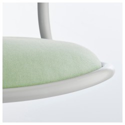 Фото3.Кресло офисное IKEA ÖRFJÄLL / SPORREN поворотное белый, светло-зеленый 991.623.76