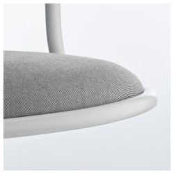 Фото3.Крісло офісне IKEA ÖRFJÄLL / SPORREN поворотне білий, світло-сірий 291.624.45