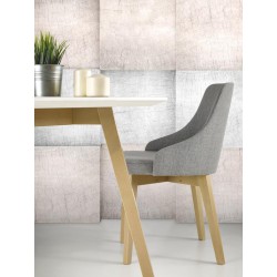 Фото3.Комплект обеденный HALMAR стол Petrus и стулья Toledo 120x85x75 см Бук / Белый