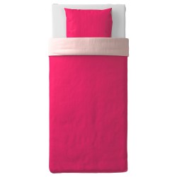 Фото4.Комплект постільної білизни DVALA 003.775.02 рожевий 150*200/50*60 IKEA
