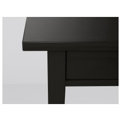 Фото3.Прикроватная тумба, черно-коричневый HEMNES IKEA 901.212.34