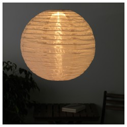 Фото2.Подвесная лампа, солнечная энергия, белый шар SOLVINDEN IKEA 503.828.22