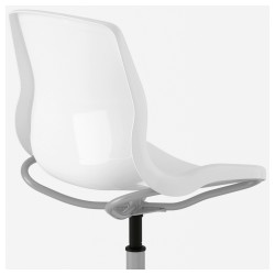 Фото1.Кресло IKEA SNILLE поворотное белое 790.462.60