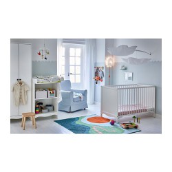 Фото3.Дитяче ліжко біле  60x120 SOLGUL 903.624.12 IKEA